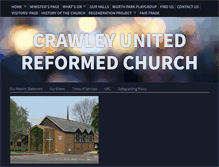 Tablet Screenshot of crawleyurc.co.uk